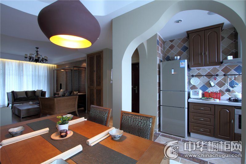 東南亞風(fēng)格餐廳裝修效果圖